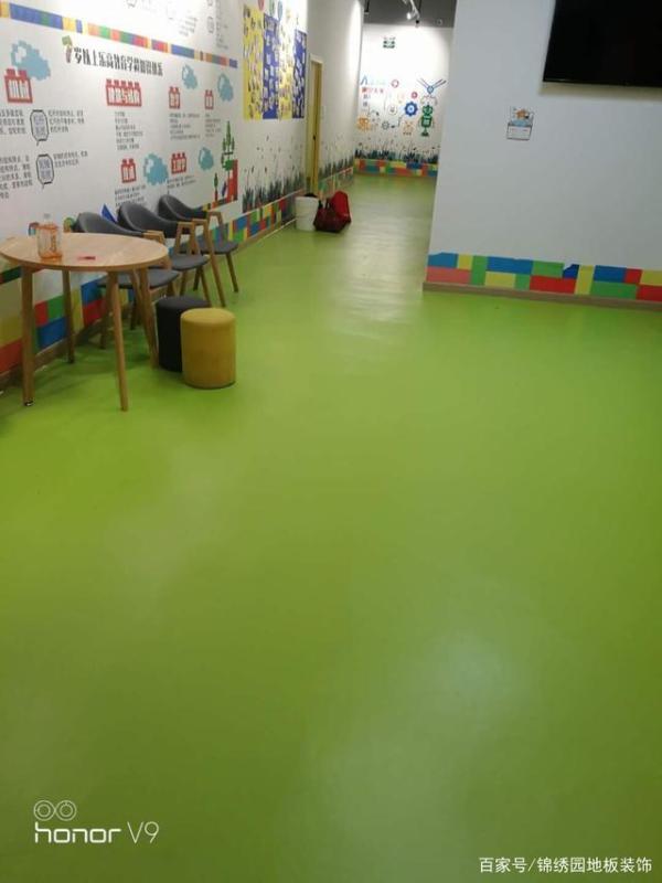 广州南沙美吉姆国际儿童早教中心卷材胶地板铺装工程案例分享