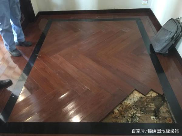 广州珀丽酒店-实木地板起拱变形更换修复完工