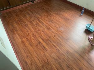 广州实木地板打夹板安装-平铺安装-锦绣园地板
