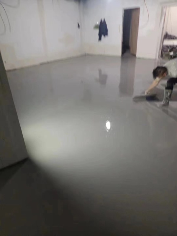 广州天河珠江新城舞蹈室280平纯灰色PVC地胶铺装完工
