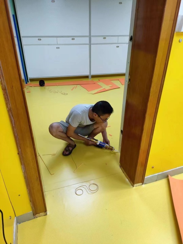 珠海pvc塑胶地板厂家-学校PVC地板安装电话